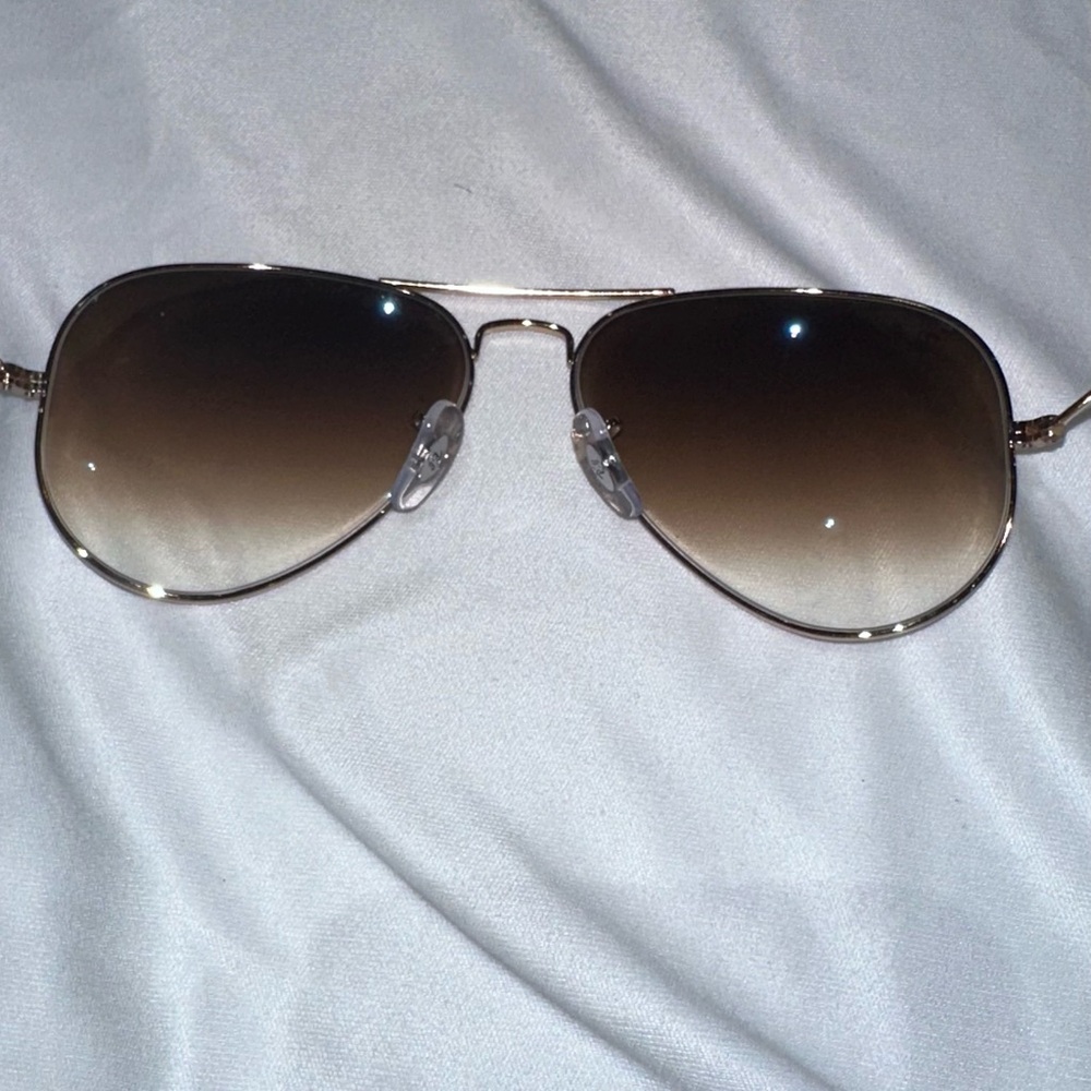 Ray-Ban Gradient Brown Aviator Sunglasses